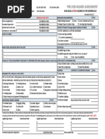 Pre Job Hazard Assessment Guide | PDF | Personal Protective Equipment ...