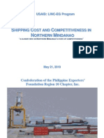 Final Report Shipping Costs and Competitiveness in Northern Mindanao