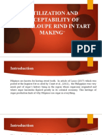 Utilization and Acceptability of Cantaloupe Rind in Tart Making