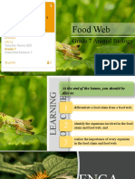 Food Web: Grade 7 Animal Biology
