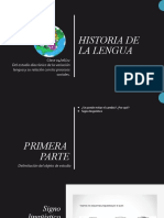 Historia de La Lengua - Clase 2 - Presencial 04-06
