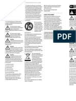 Important Safety - Behringer NX4-6000 Manual