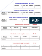 Ii Exercício - Custos I - Folha de Resposta