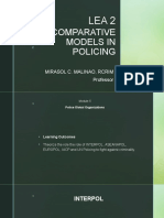Comparative Models in Policing: Mirasol C. Malinao, Rcrim Professor