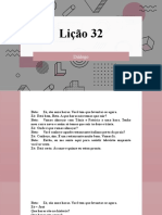 A2 Lição 32 - Diálogo