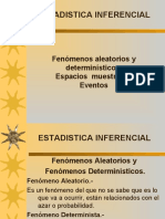 Tutoría N°1 Experimentos Aleatorios y Determinísticos.