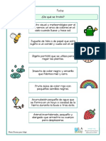 Asociacion Imagen Texto Vocabulario Primavera