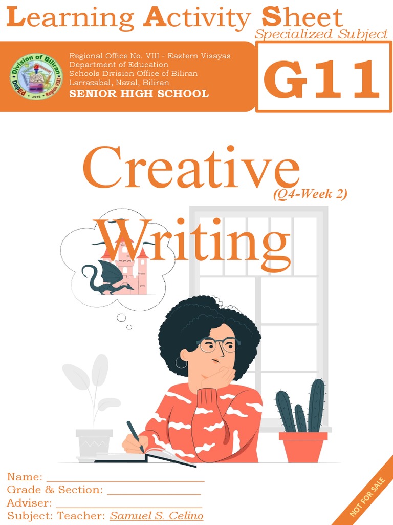 Specialized Creative Writing Q4W2 PDF Intertextuality
