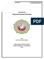 Bahan Ajar Analisis Bahan Organik SMT 3