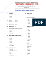 Panitia Kamang Open 2022