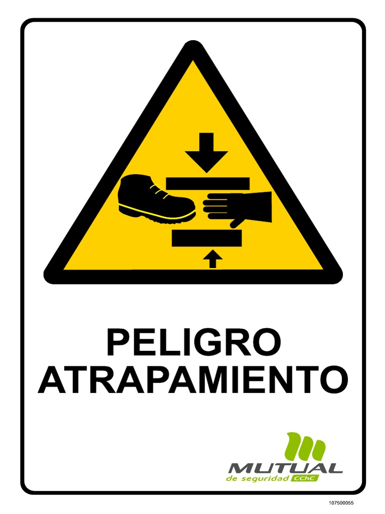 Afiche Peligro de Atrapamiento | PDF