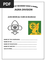 Agra Division: (Log Book For Cubs & Bulbuls)