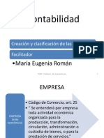 Creacion y Clasificacion de Las Empresas