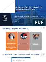 Legislación laboral y seguridad social