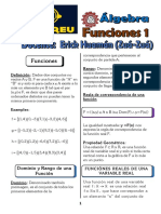 Funciones 1 (Dominio y Rango)