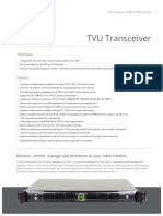 TVU Transceiver: Advantages