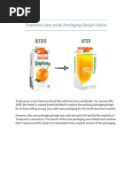 Tropicana Case Study Packaging Design Failure