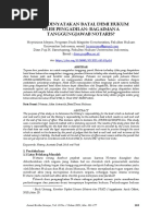 Covernote dalam Perjanjian Kredit | PDF