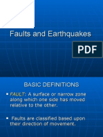 Faults and Earthquakes (1)