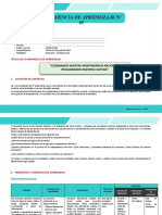 Experiencia de Aprendizaje 5 5º 2022