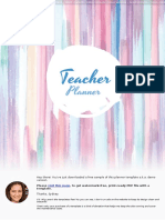 Teacher Planner Casual Style-A4