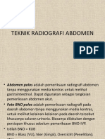 TEKNIK RADIOGRAFI ABDOMEN