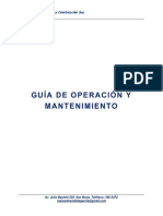 GUÍA DE OPERACIÓN y MANTTO-GABINETES CLINICA TRUJILLO