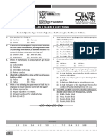 Class 8 Sample Questions: The Actual Question Paper Contains 35 Questions. The Duration of The Test Paper Is 40 Minutes