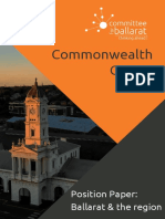 Committee For Ballarat - Commonwealth Games Position Paper