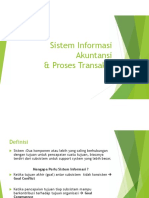 Sistem Informasi Akuntansi (Overview) dan Proses Transaksi
