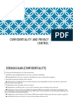 Confidentiality and Privacy Control