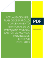 Actualizacion Pdot Mulalo 2020 - 2