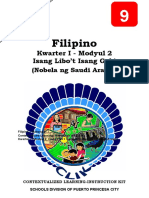 Filipino9 q1 Mod2 Nobela