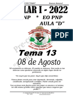 Regular I - TEMA XIII - PNP AULA D 08 AGOSTO 2022 PDF