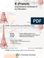 IGCSE (French) : International General Certificate of Secondary Education
