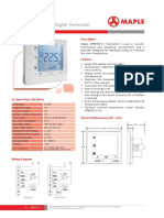 MP810FCT-2: Fan Coil Unit On/Off Digital Thermostat