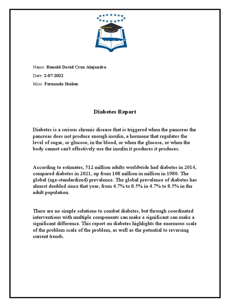 Diabetes Report PDF