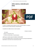 La Tiroides - Remedios Caseros y Naturales para Regular Esta Glándula