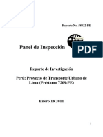 Informe Panel