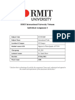 RMIT International University Vietnam Individual Assignment 3