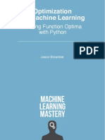 Optimization For Machine Learning: Finding Function Optima With Python