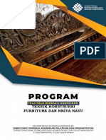 Teknik Konstruksi Furnitur Dan Kriya Kayu (Woodworking) 2021