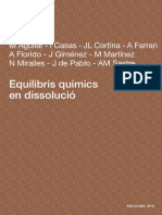 Equilibris Químics en Dissolució