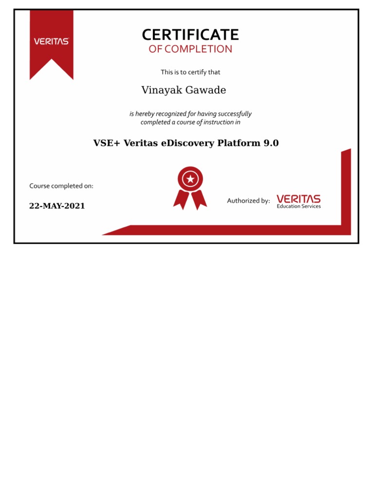 VSE+ Veritas EDiscovery Platform 9.0 | PDF