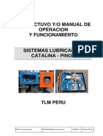 Manual de OPERACION Sistema de Lubricacion Catalina - TLM Peru BROCAL 2021
