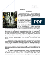 Jhon Albert C. Robledo 09 / 05 / 2021 Bsmt2-B Sir. Hyginus Aguiluz Movie Review THE FLU (2013)