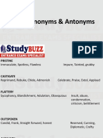 Master Synonyms Antonyms
