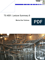 TS 4001: Lecture Summary 8: Marine Gas Turbines