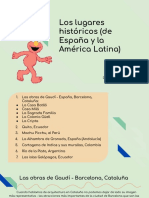 Los Lugares Históricos (De España y La América Latina) Presentation