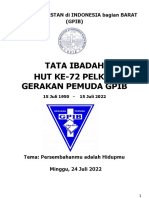 (FIX) Tata Ibadah HUT PELKAT GP